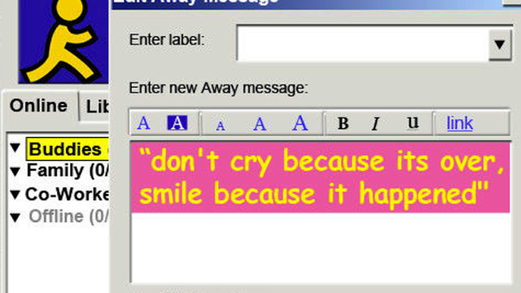 Transparency of "Online"